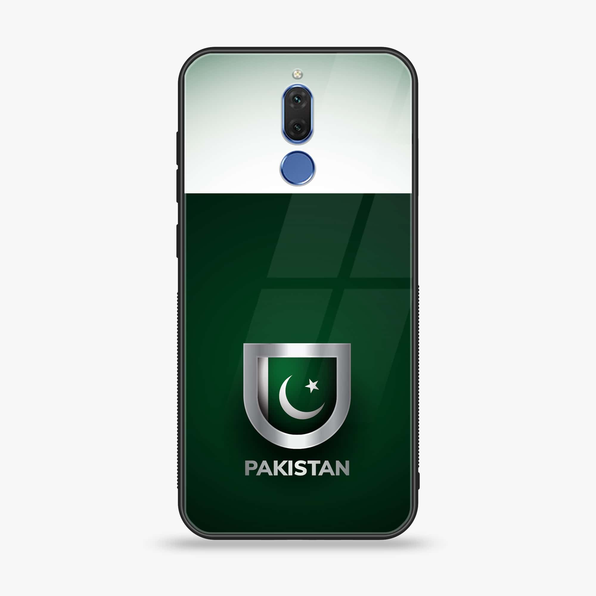 Huawei Mate 10 Lite - Pakistani Flag Series - Premium Printed Glass soft Bumper shock Proof Case