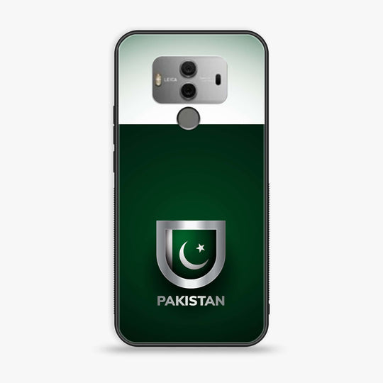 Huawei Mate 10 - Pakistani Flag Design 4 - Premium Printed Glass soft Bumper shock Proof Case CS-13312