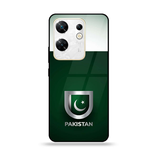 Infinix Zero 30 4G - Pakistani Flag Design 4 - Premium Printed Glass soft Bumper shock Proof Case CS-21159 CS-26910