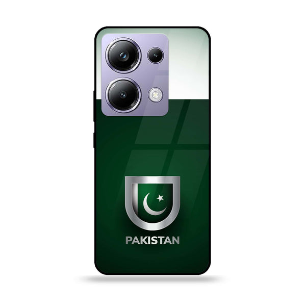 POCO M6 Pro - Pakistani Flag Series - Premium Printed Glass soft Bumper shock Proof Case