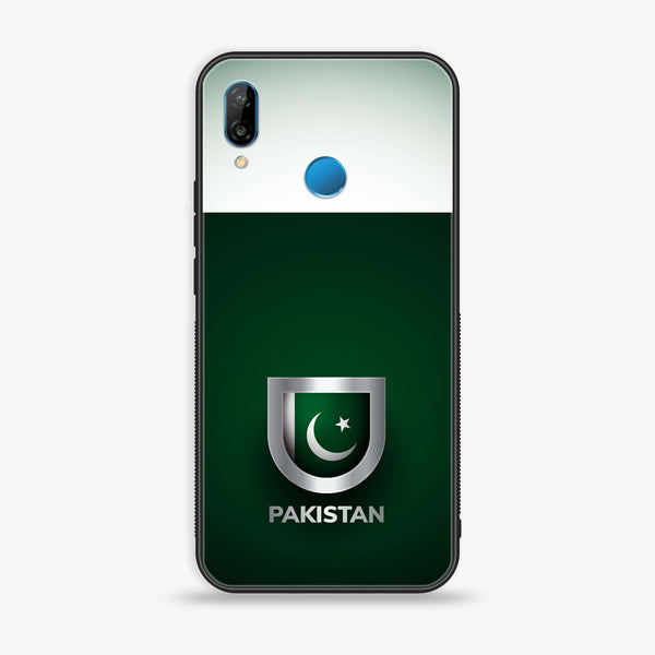 Huawei Y9 (2019) - Pakistani Flag Series - Premium Printed Glass soft Bumper shock Proof Case