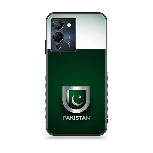 Infinix Note 12 G96 Pakistani Flag Design 4 Premium Printed Glass soft Bumper shock Proof Case CS-12393