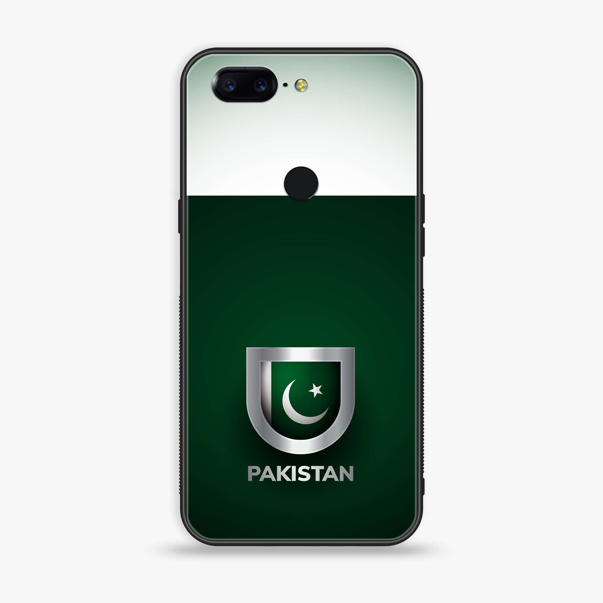 OnePlus 5T - Pakistani Flag Series - Premium Printed Glass soft Bumper shock Proof Case