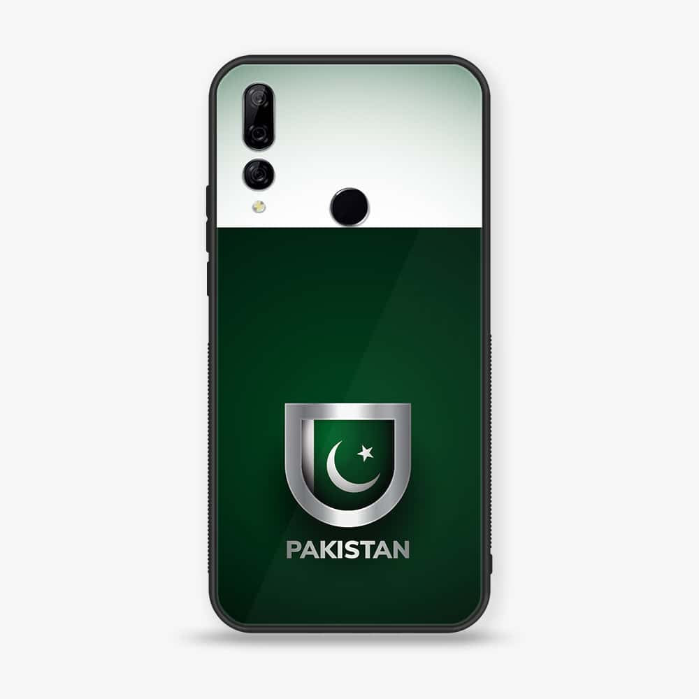 Huawei Y9 Prime (2019) - Pakistani Flag Series - Premium Printed Glass soft Bumper shock Proof Case