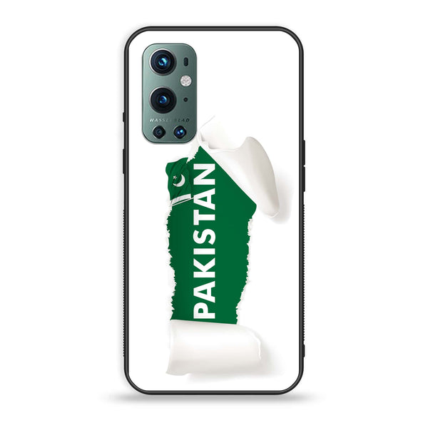 OnePlus 9 Pro - Pakistani Flag Design 3- Premium Printed Glass soft Bumper shock Proof Case CS-10795