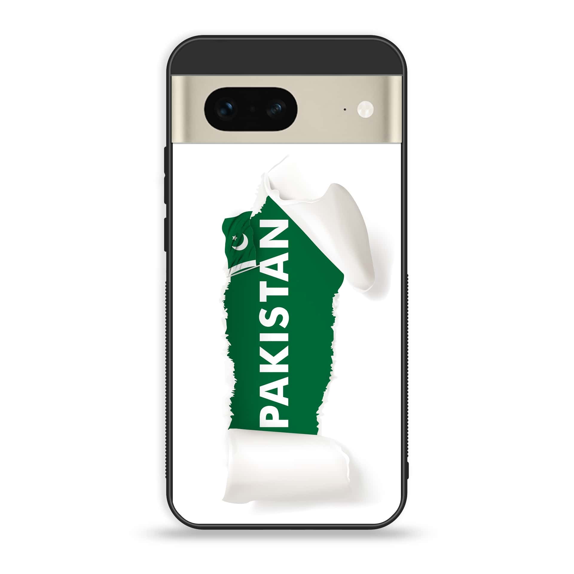 Google Pixel 7a  - Pakistani Flag Series - Premium Printed soft Bumper Shock Proof Case