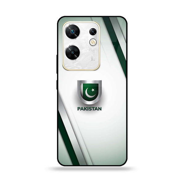 Infinix Zero 30 4G - Pakistani Flag Series Design 2 - Premium Metal Printed soft Bumper shock Proof Case CS-35056
