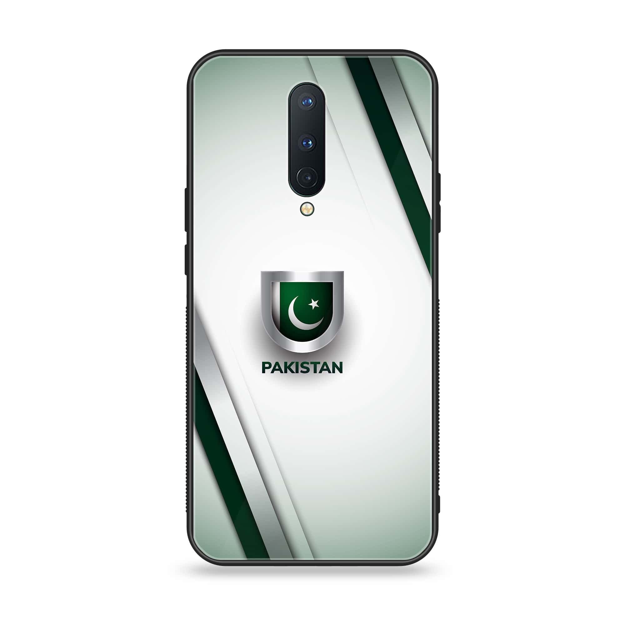 OnePlus 8 - Pakistani Flag Series - Premium Printed Glass soft Bumper shock Proof Case