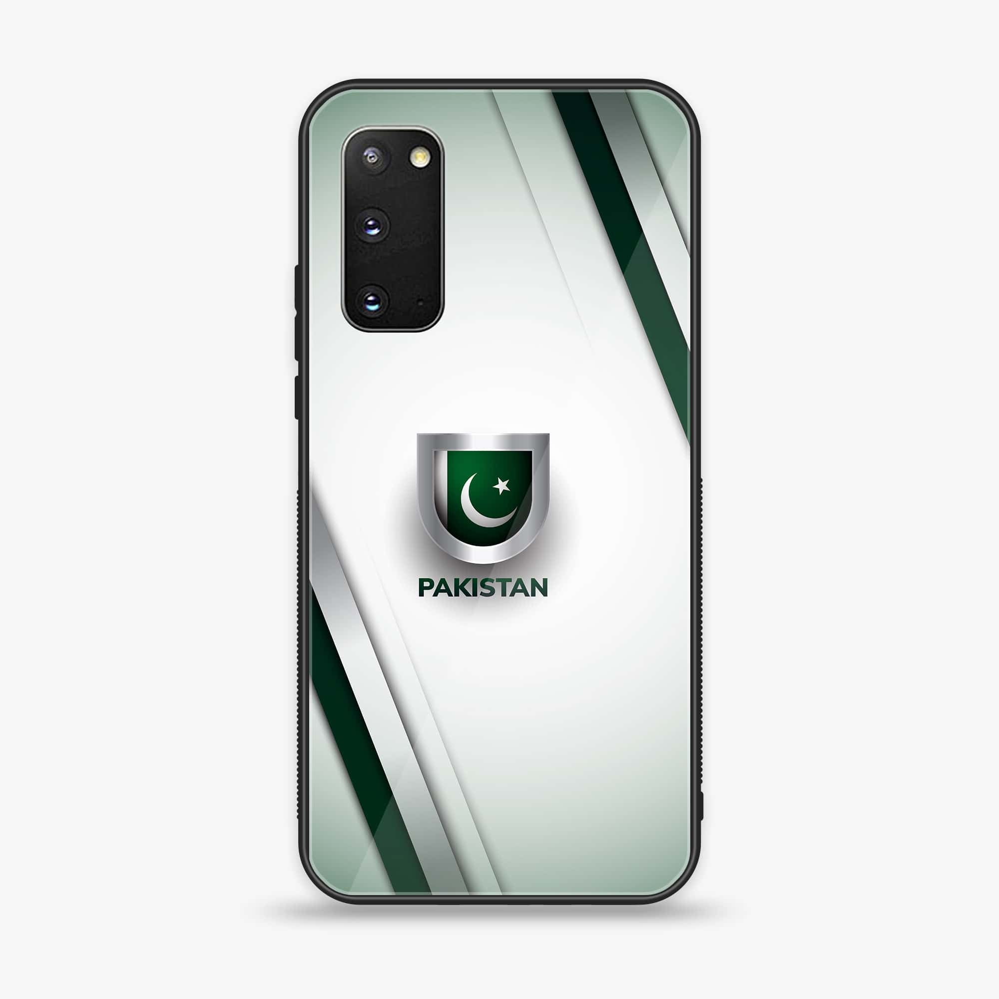 Samsung Galaxy A02s - Pakistani Flag Series - Premium Printed Glass soft Bumper shock Proof Case
