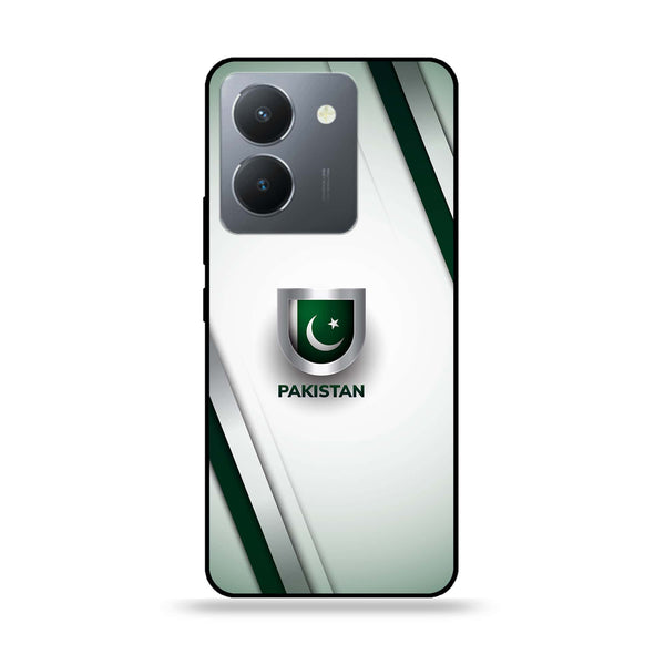 Vivo Y36 4G / Y36 5G / Y78 5G / Y78 Plus 5G / Y27 5G / Y27s - Pakistani Flag   - Premium Printed Glass soft Bumper shock Proof Case CS-27972