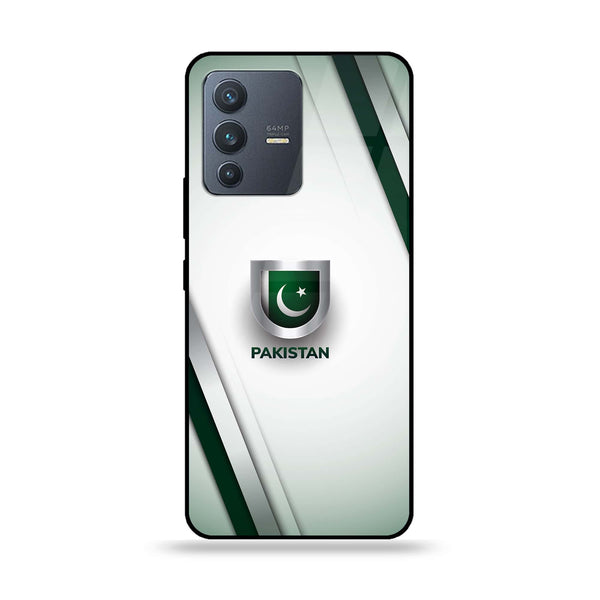 Vivo V23 5G/ Vivo S12 5G - Pakistani Flag  Design 2- Premium Metal Printed soft Bumper shock Proof Case  CS-31736