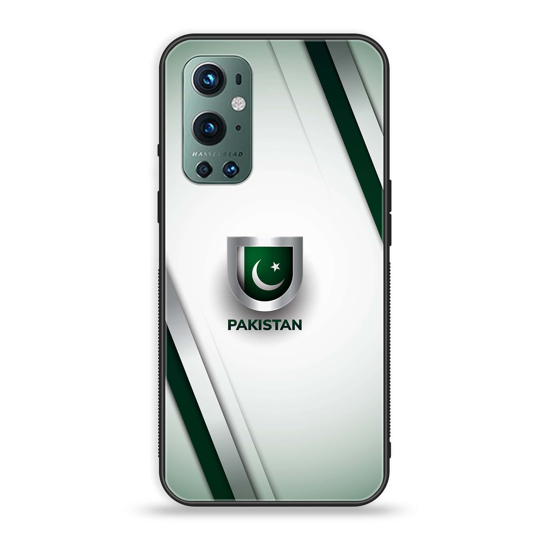 OnePlus 9 Pro - Pakistani Flag Series - Premium Printed Glass soft Bumper shock Proof Case