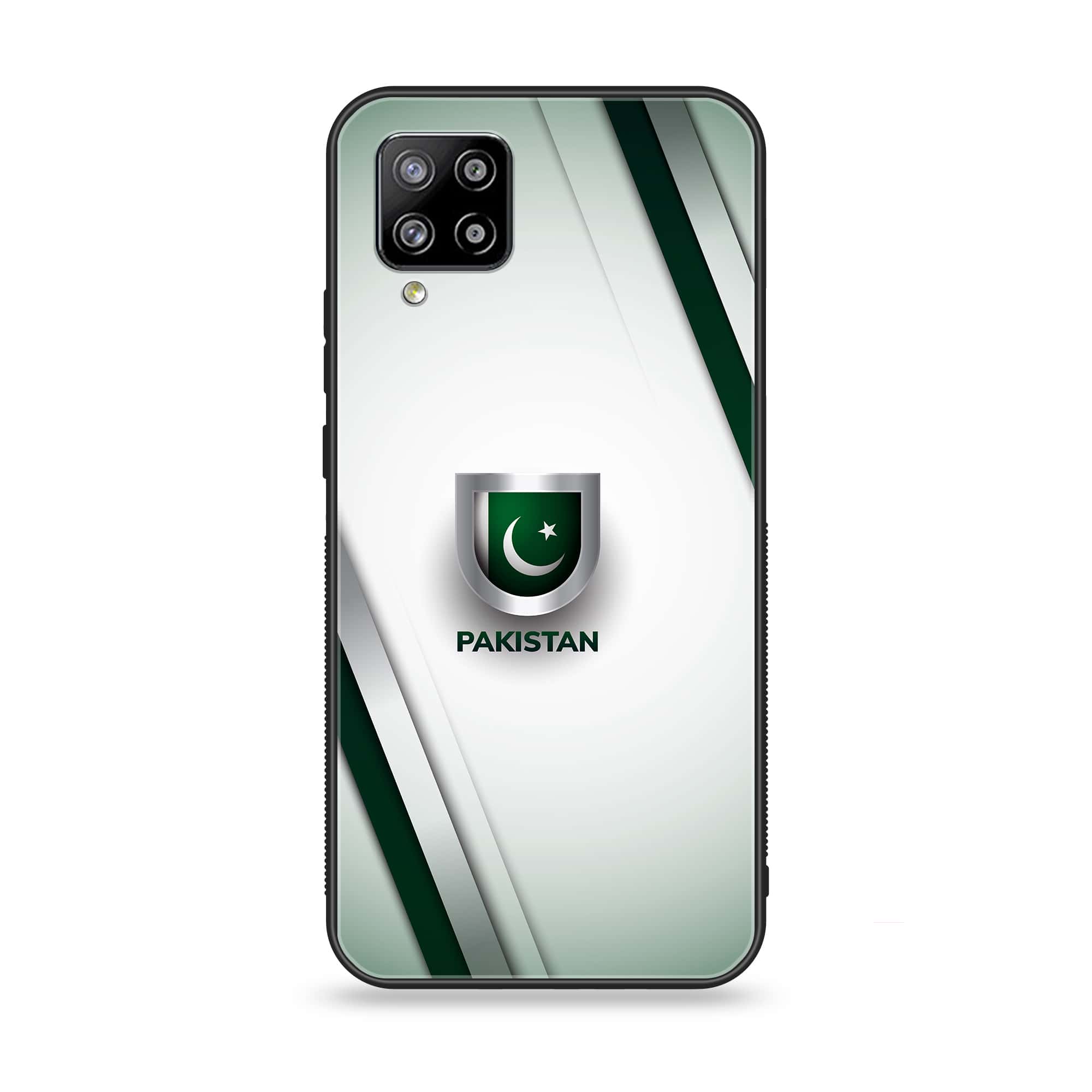 Samsung Galaxy A42 5G - Pakistani Flag Series - Premium Printed Glass soft Bumper shock Proof Case