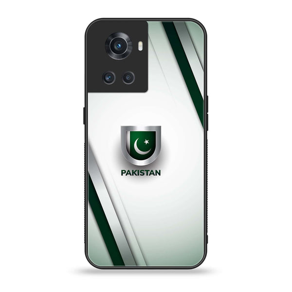 OnePlus Ace 5G -  Pakistani Flag Design 2 - Premium Printed Glass soft Bumper shock Proof Case CS-37039
