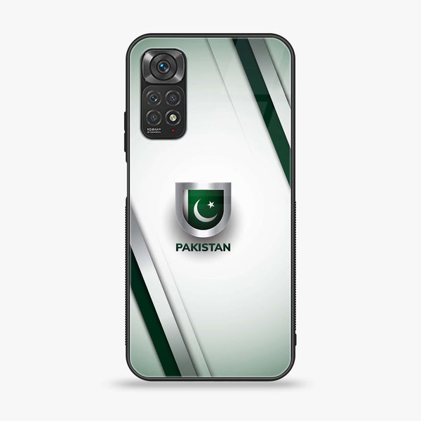 Xiaomi Redmi Note 11 Pro/Note 12 Pro Pakistani Flag Design 2 Premium Printed Glass soft Bumper shock Proof Case CS-10010