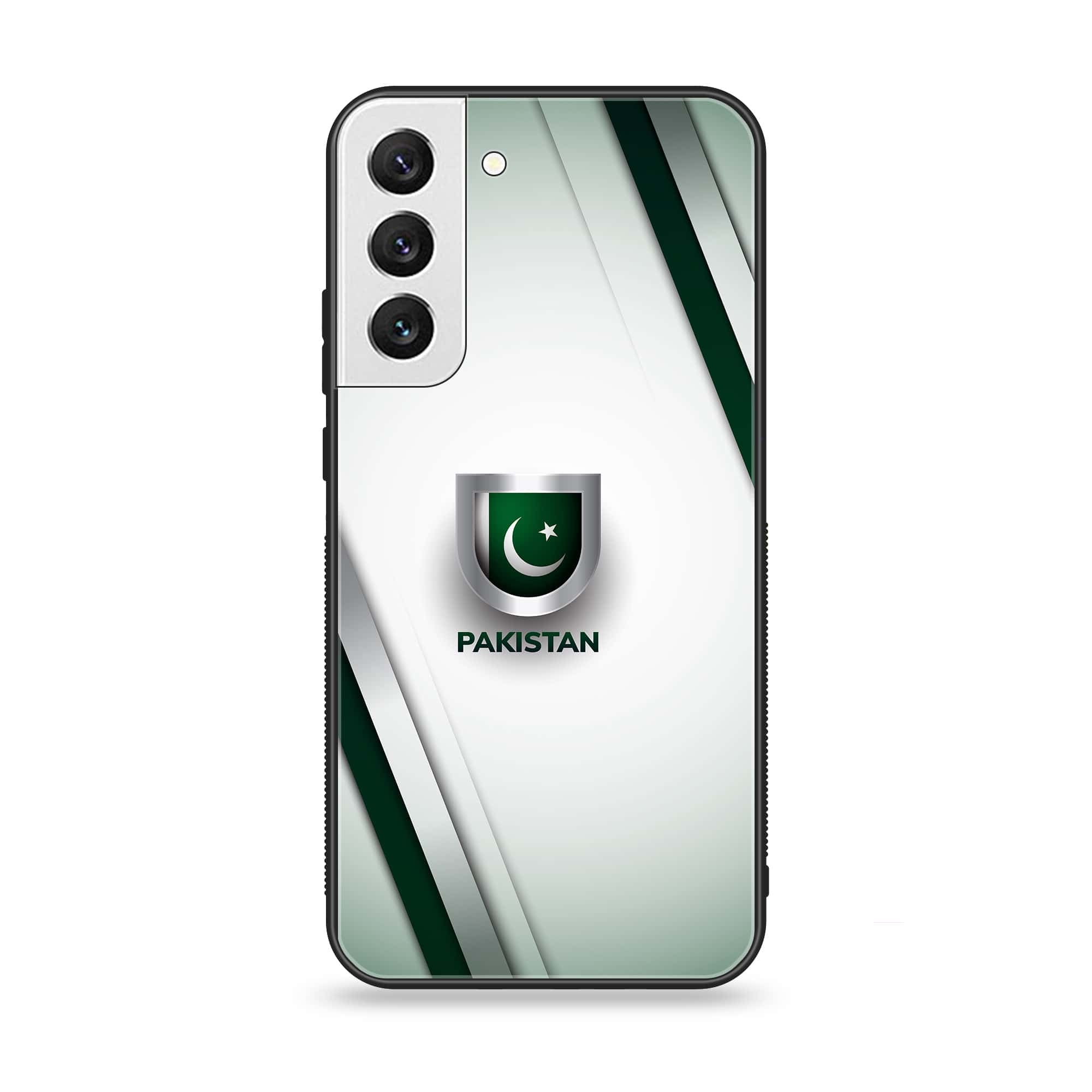 Samsung Galaxy S21 FE - Pakistani Flag Series - Premium Printed Glass soft Bumper shock Proof Case