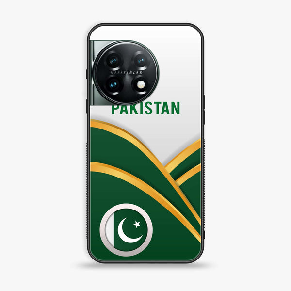 OnePlus 11 5G - Pakistani Flag Series - Premium Printed Glass soft Bumper shock Proof Case