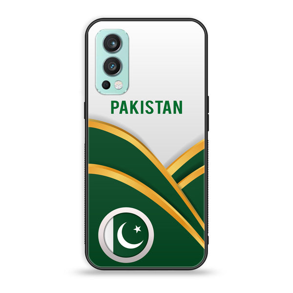 OnePlus Nord 2 5G - Pakistani Flag Series - Premium Printed Glass soft Bumper shock Proof Case