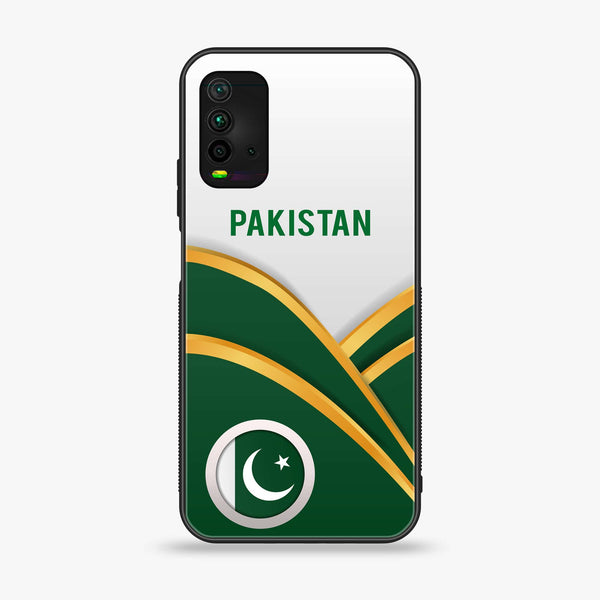 Xiaomi Redmi 9T - Pakistani Flag Series - Premium Printed Glass soft Bumper shock Proof Case