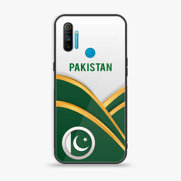 Realme C3 - Pakistani Flag Series - Premium Printed Glass soft Bumper shock Proof Case