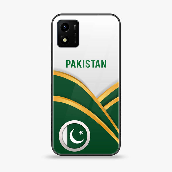 VIVO Y01 Pakistani Flag Series Premium Printed Glass soft Bumper shock Proof Case