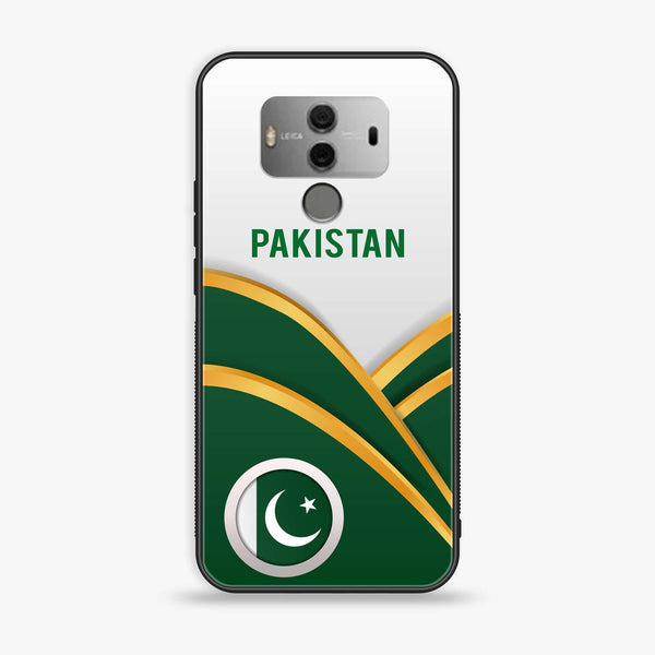 Huawei Mate 10 - Pakistani Flag Series - Premium Printed Glass soft Bumper shock Proof Case