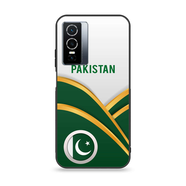 Vivo Y76 5g - Pakistani Flag Series - Premium Printed Glass soft Bumper shock Proof Case
