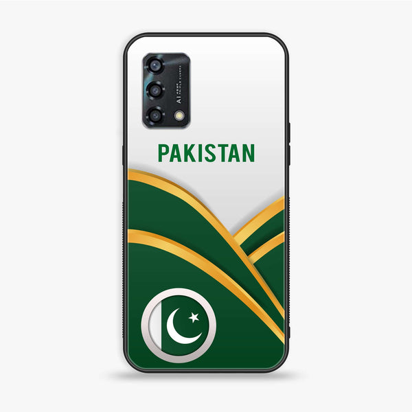 Oppo Reno 6 Lite - Pakistani Flag Series - Premium Printed Glass soft Bumper shock Proof Case
