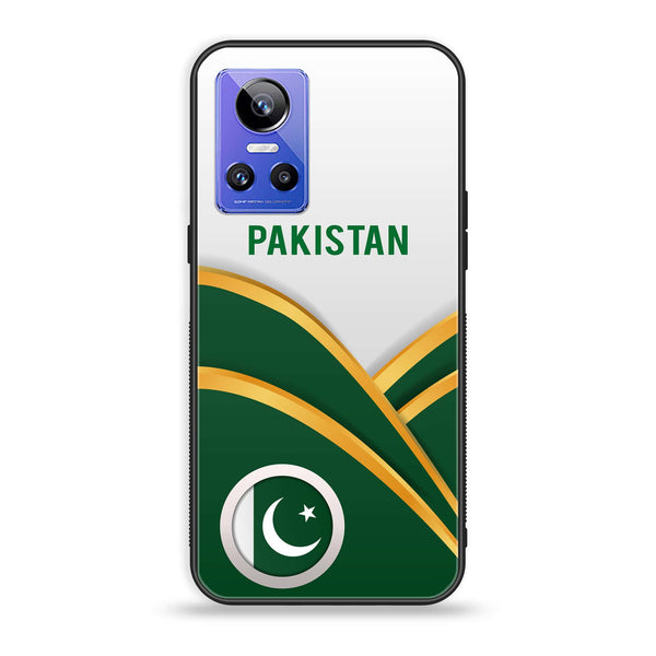 Realme GT Neo 3 - Pakistani Flag Series - Premium Printed Glass soft Bumper shock Proof Case