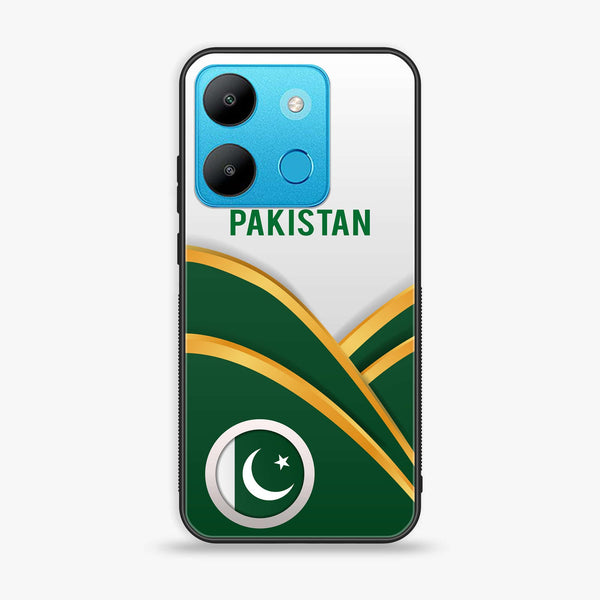 Infinix Smart 7 HD - Pakistani Flag Series - Premium Printed Glass soft Bumper shock Proof Case