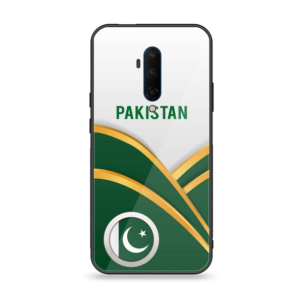 OnePlus 7T Pro - Pakistani Flag Series - Premium Printed Glass soft Bumper shock Proof Case