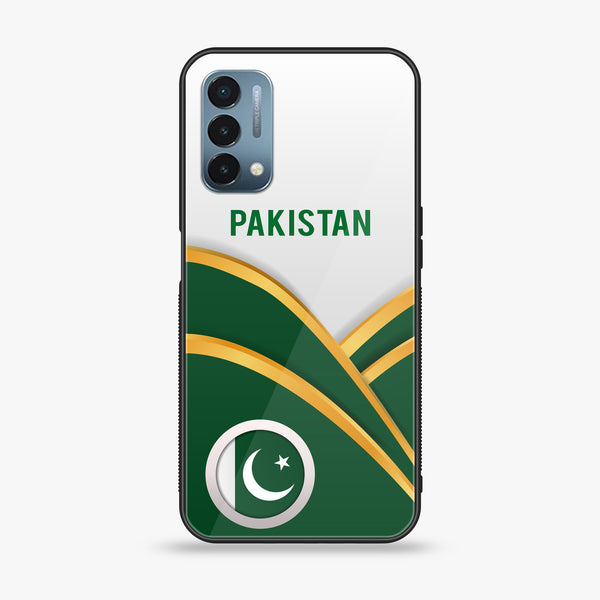 OnePlus Nord N200 5G - Pakistani Flag Series - Premium Printed Glass soft Bumper shock Proof Case