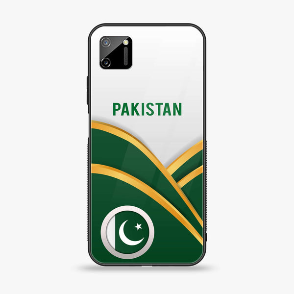 Realme C11 - Pakistani Flag Series - Premium Printed Glass soft Bumper shock Proof Case