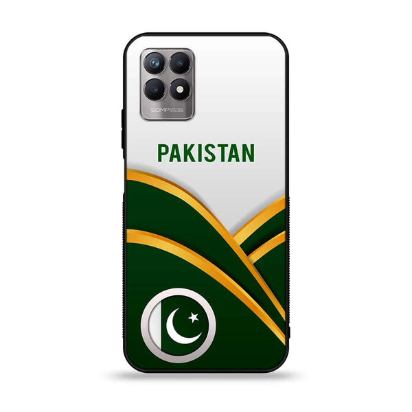 Realme Narzo 50 - Pakistani Flag Series - Premium Printed Glass soft Bumper shock Proof Case