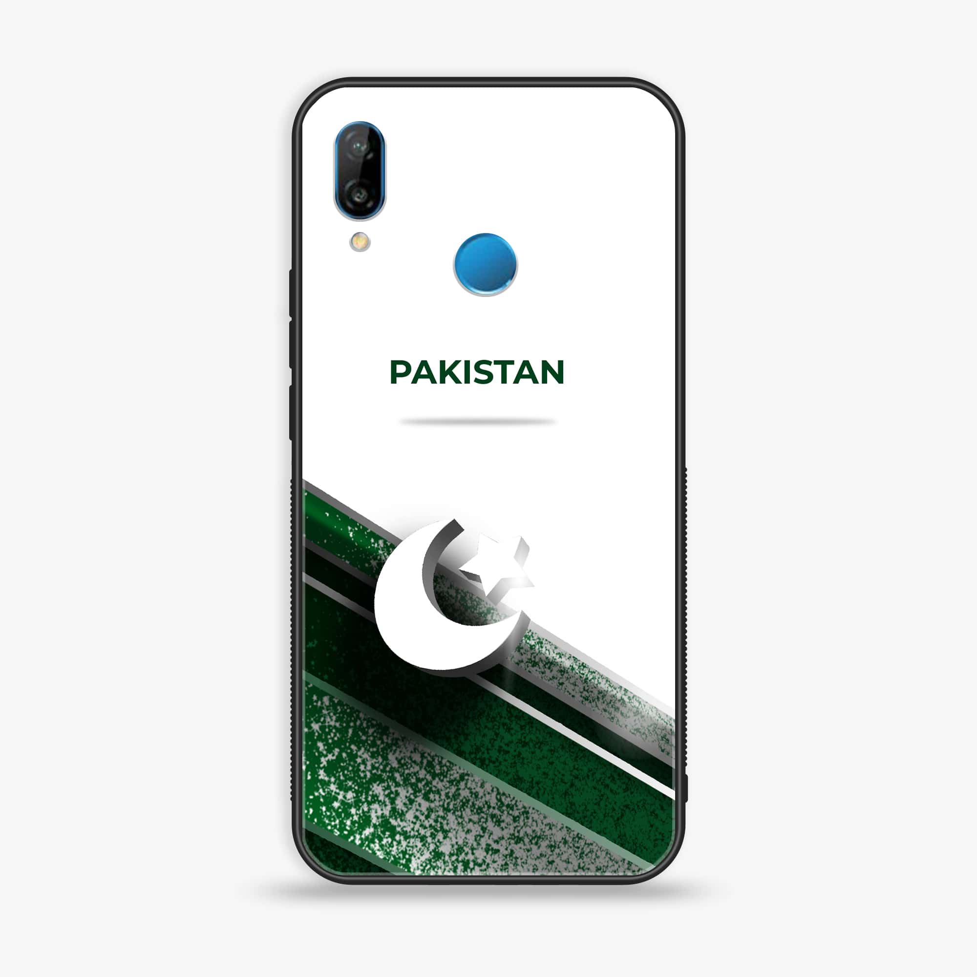 Huawei Y9 (2019) - Pakistani Flag Series - Premium Printed Glass soft Bumper shock Proof Case