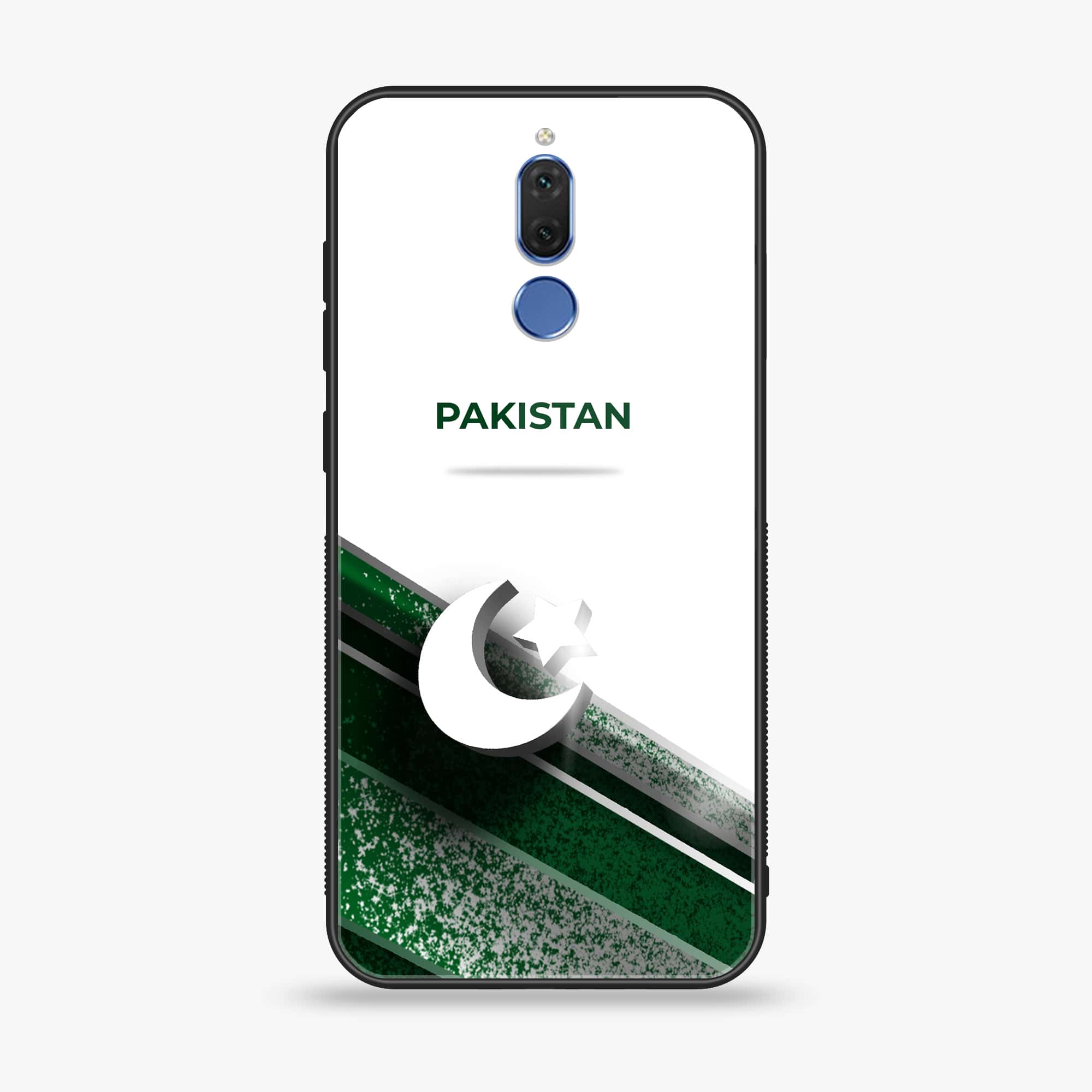 Huawei Mate 10 Lite - Pakistani Flag Series - Premium Printed Glass soft Bumper shock Proof Case