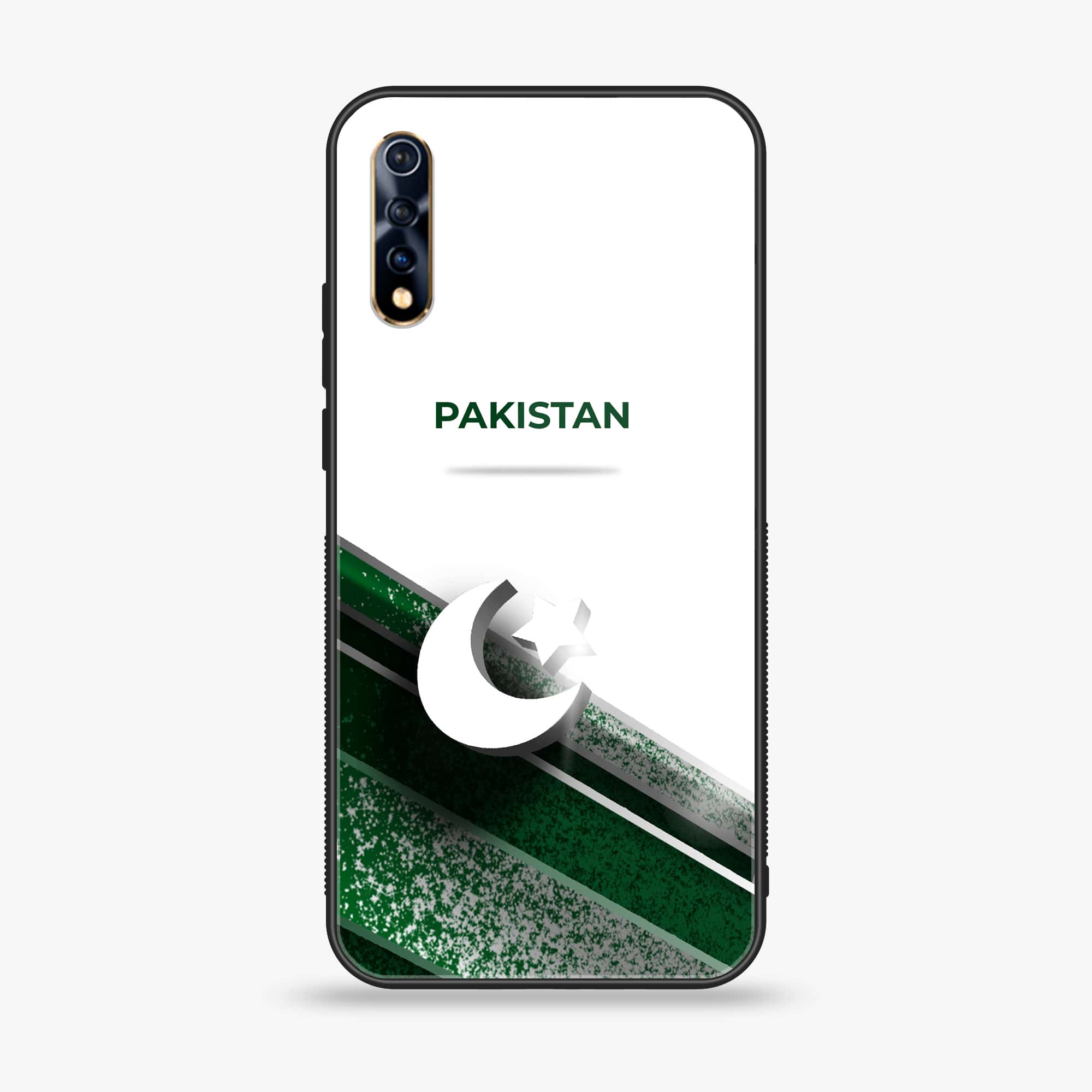 Vivo S1 Pakistani Flag Series Premium Printed Glass soft