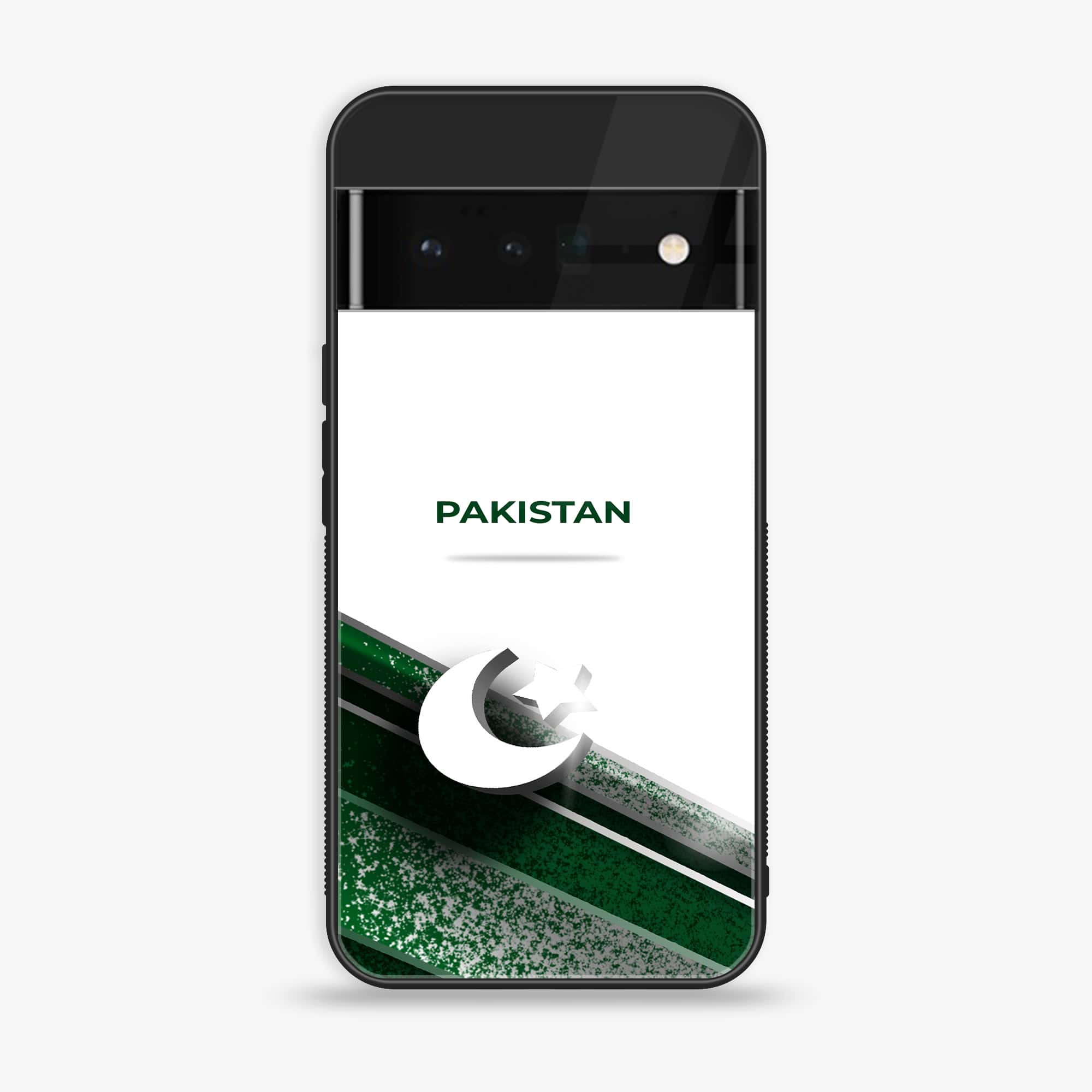 Google Pixel 6 Pro - Pakistani Flag Series - Premium Printed Glass soft Bumper shock Proof Case