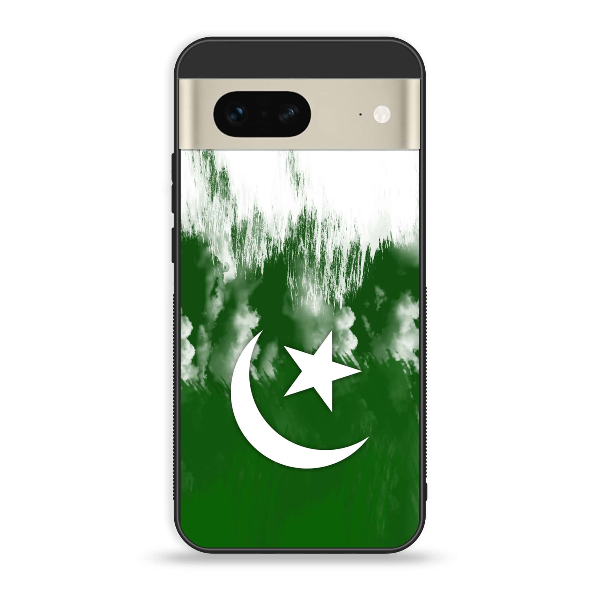 Google Pixel 7a  - Pakistani Flag Series - Premium Printed soft Bumper Shock Proof Case
