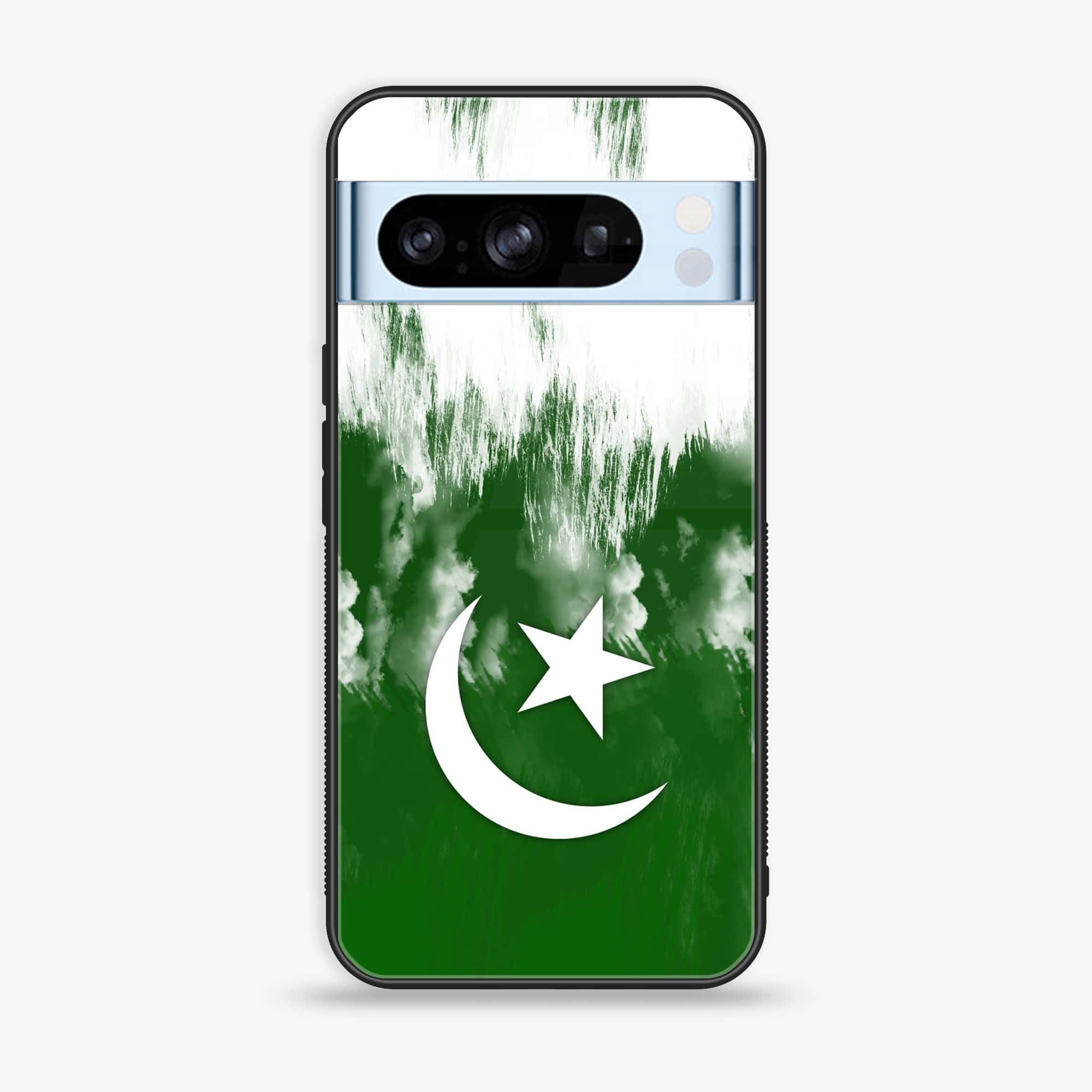 Google Pixel 8 Pro - Pakistani Flag Series - Premium Printed Glass soft Bumper shock Proof Case