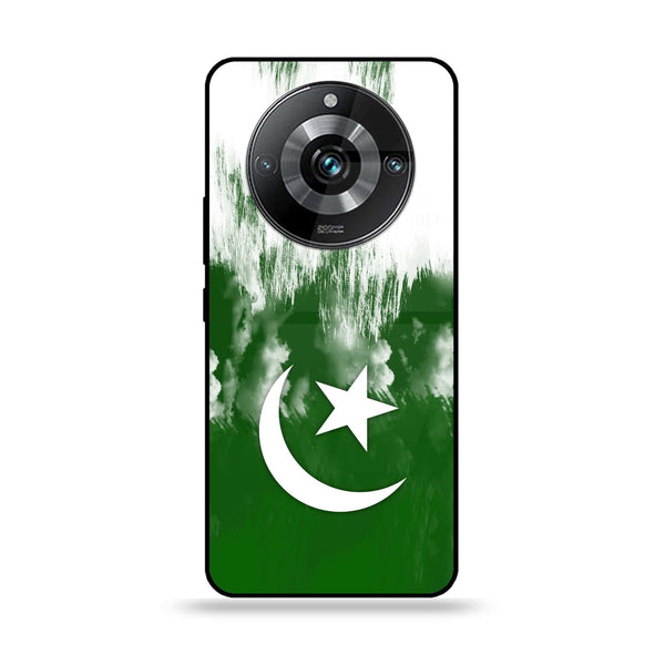 Realme 11 Pro Plus - Pakistani Flag Design- Premium Printed Glass soft Bumper shock Proof Case CS-26121