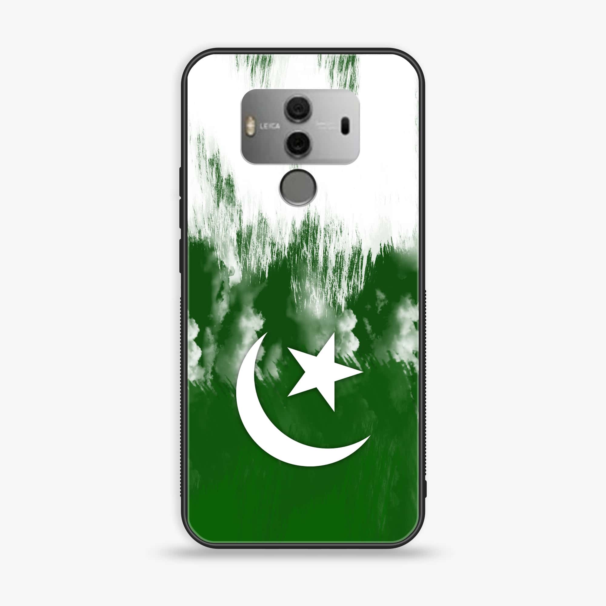 Huawei Mate 10 Pro - Pakistani Flag Series - Premium Printed Glass soft Bumper shock Proof Case