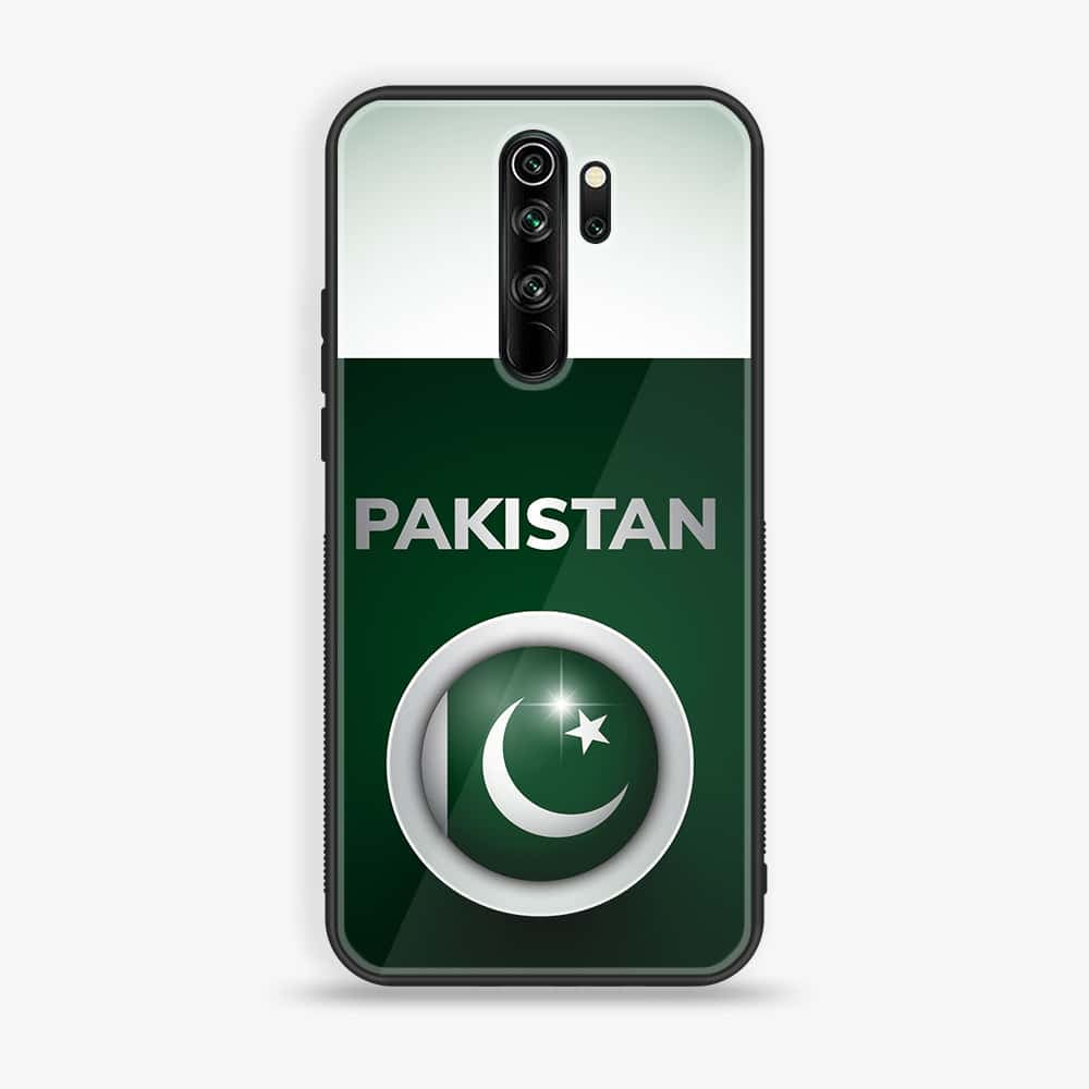 Redmi Note 8 Pro - Pakistani Flag Series - Premium Printed Glass soft Bumper shock Proof Case
