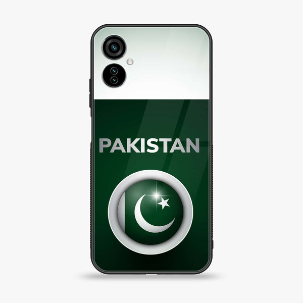 Tecno Camon 19 Neo Pakistani Flag Series Design 7  Premium Printed Glass soft Bumper shock Proof Case  CS-19362