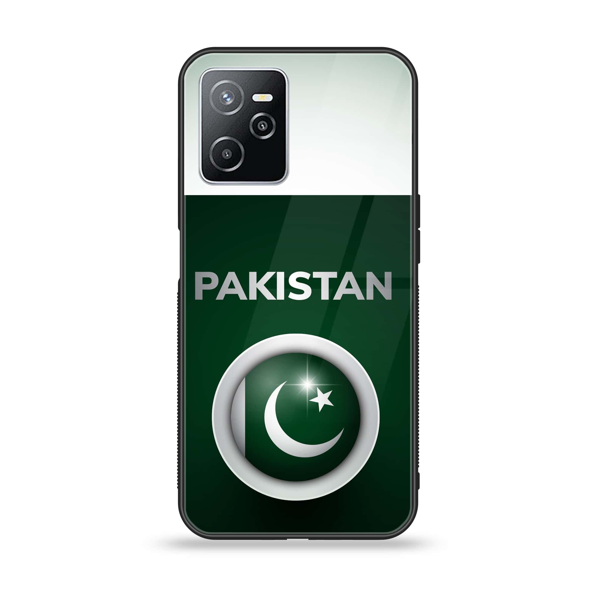 Realme Narzo 50A Prime - Pakistani Flag Series - Premium Printed Glass soft Bumper shock Proof Case