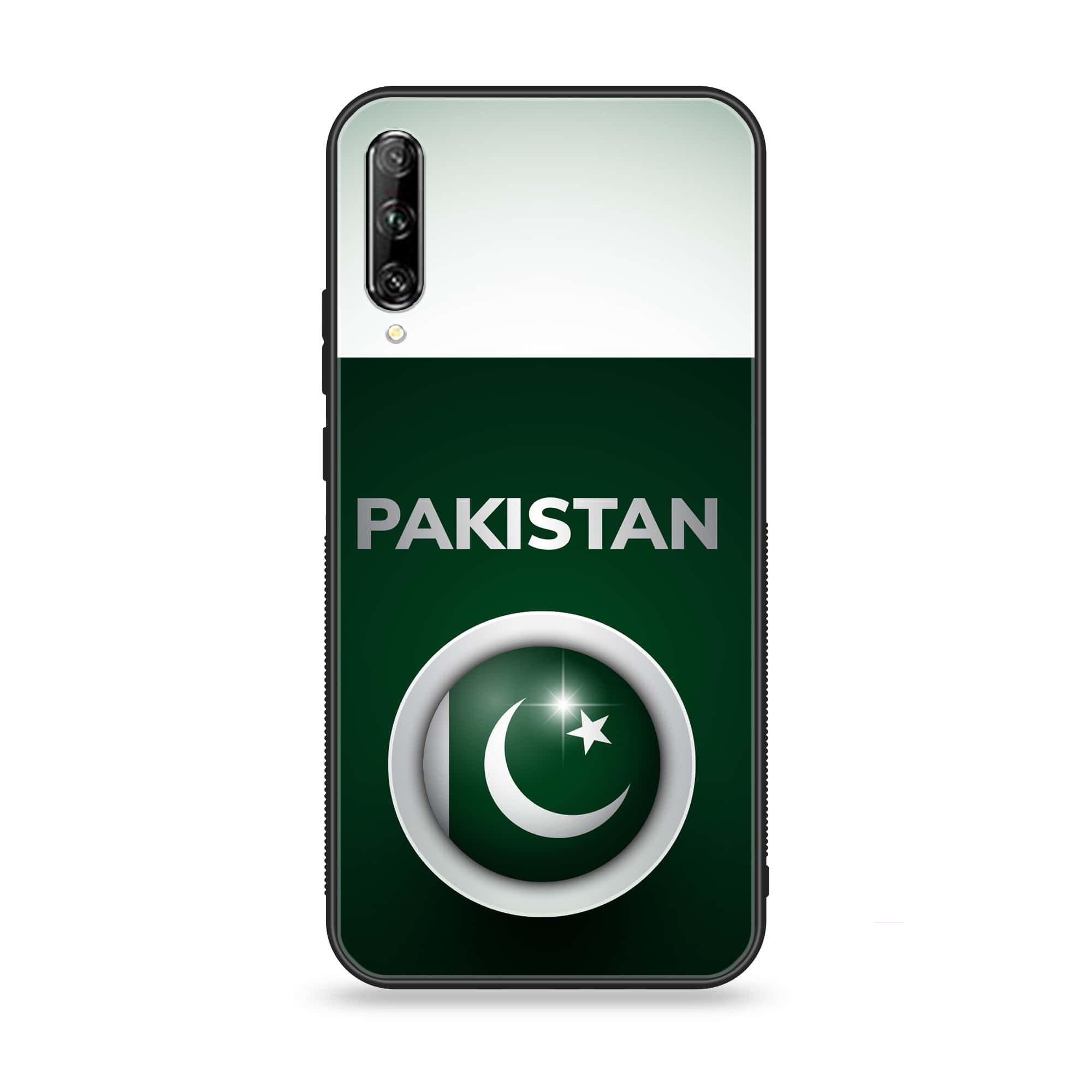 Huawei Y9s - Pakistani Flag Series - Premium Printed Glass soft Bumper shock Proof Case