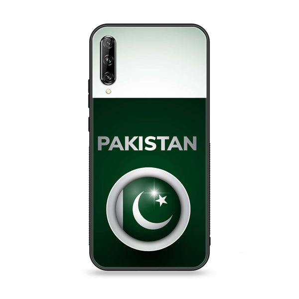 Huawei Y9s - Pakistani Flag Design 7 - Premium Printed Glass soft Bumper shock Proof Case CS-22549