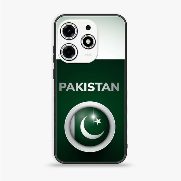 Tecno Spark 10 Pro - Pakistani Flag Design 7 - Premium Printed Glass soft Bumper shock Proof Case CS-14498