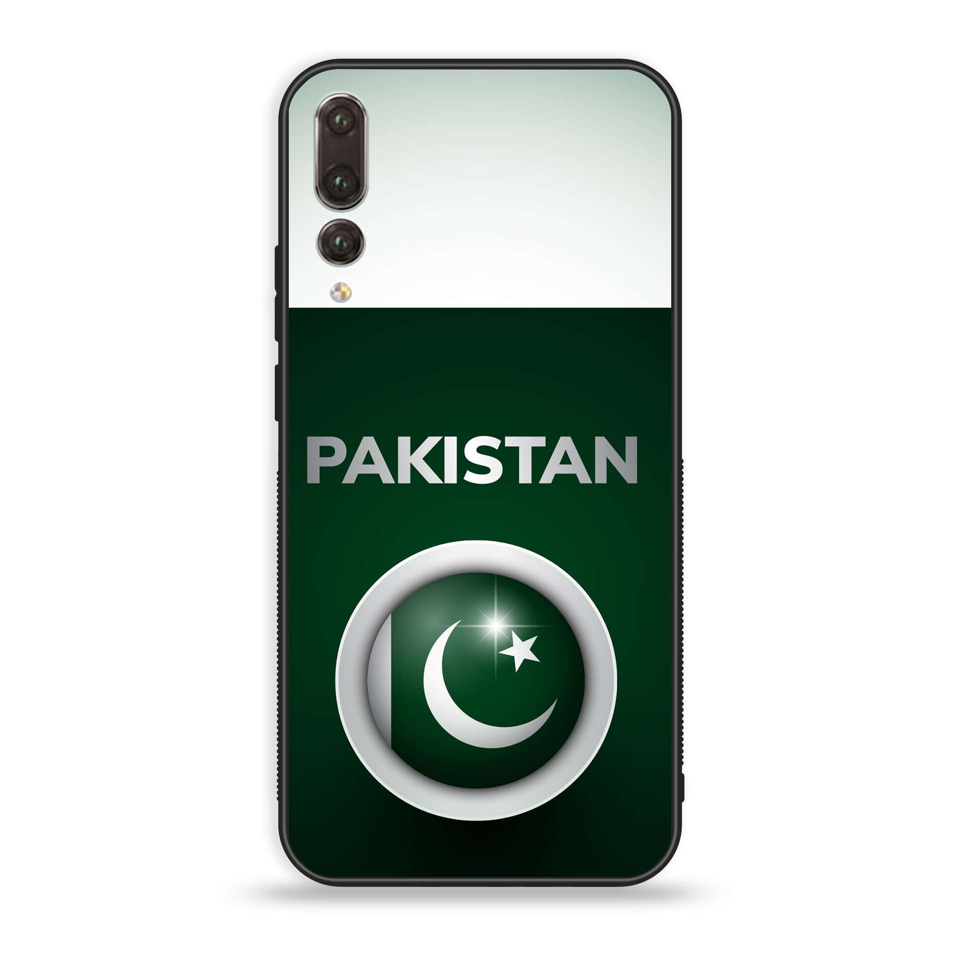 Huawei P20 Pro - Pakistani Flag Series - Premium Printed Glass soft Bumper shock Proof Case