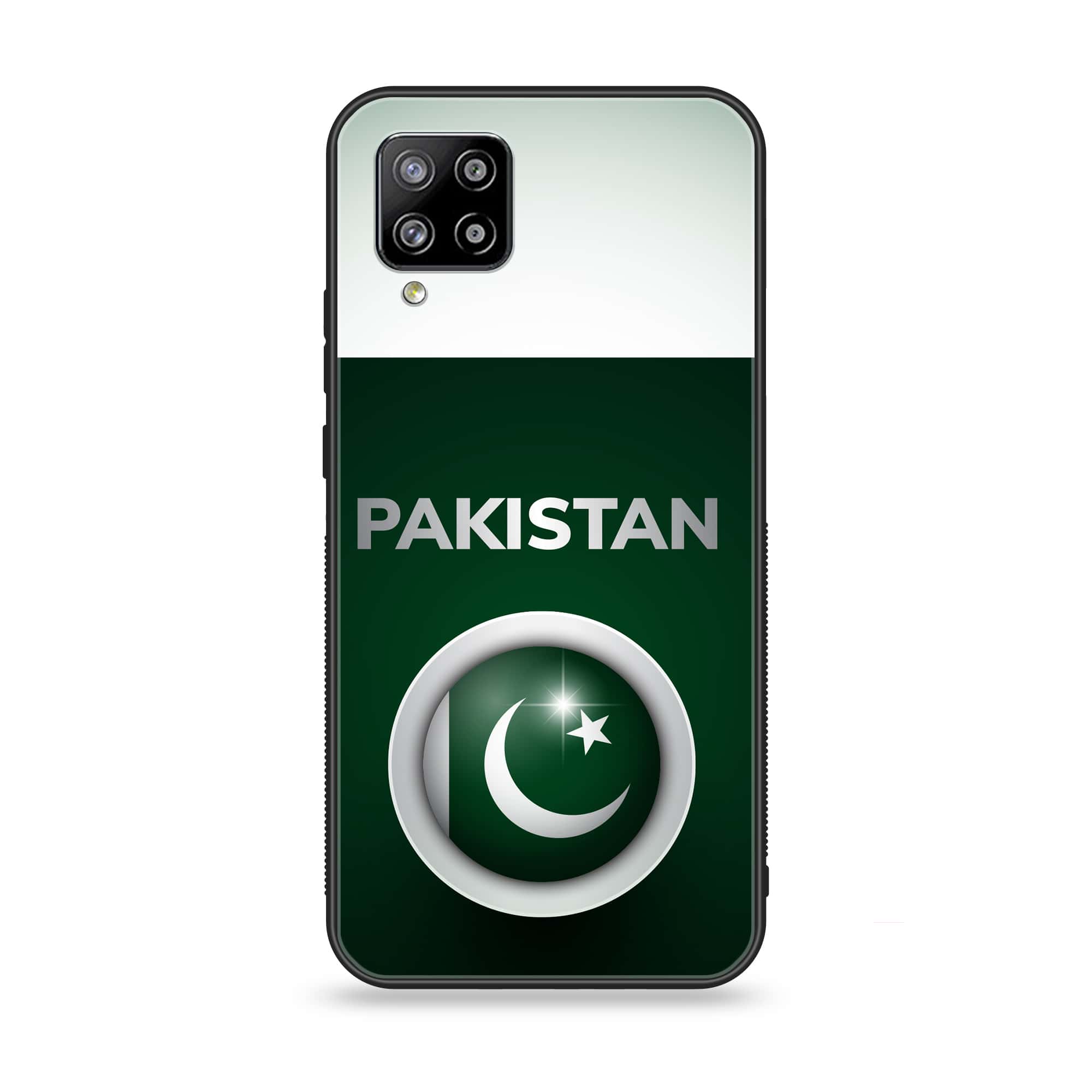 Samsung Galaxy A42 5G - Pakistani Flag Series - Premium Printed Glass soft Bumper shock Proof Case